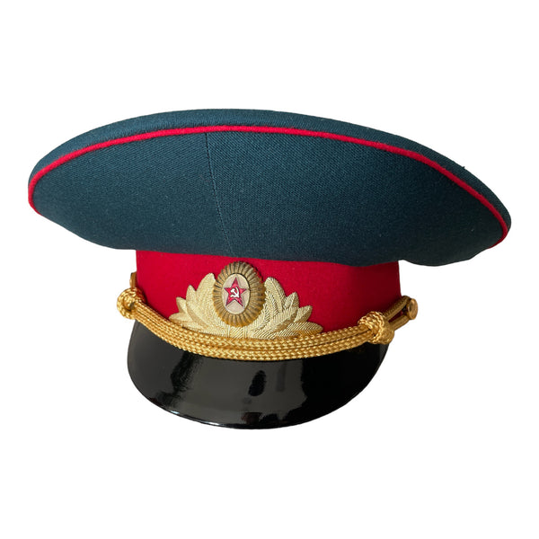 Soviet USSR Russian Military Army Officer Parade Uniform Visor Hat Peaked Cap