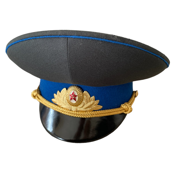 Soviet USSR KGB Officer Parade Russian Military Uniform Visor Hat Peaked Cap
