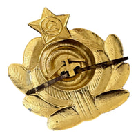 Original Soviet Navy Officer Cap Hat Badge USSR Military Naval Cockade
