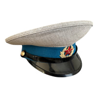 USSR Soviet Military Aviation Boarding School Cadet Summer Visor Cap with Badge