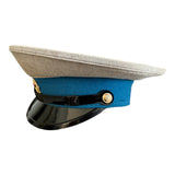 USSR Soviet Military Aviation Boarding School Cadet Summer Visor Cap with Badge