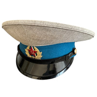 USSR Soviet Military Aviation Boarding School Cadet Summer Visor Cap with Badge