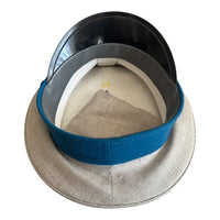 USSR Soviet Military Aviation Boarding School Cadet Summer Visor Cap with Badge