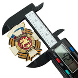 Insigne à vis en aluminium émaillé des gardes russes St. George Ribbon Guardia