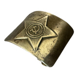Original USSR Soviet Army Officer Belt Brass Buckle Antique Bronze Colour