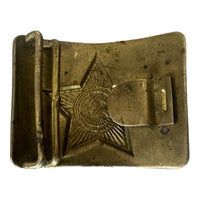 Original USSR Soviet Army Officer Belt Brass Buckle Antique Bronze Colour
