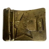 Original USSR Soviet Army Officer Belt Brass Buckle Antique Bronze Colour