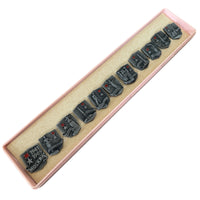 Soviet Hero Cities of WW2 Set of 11 Metal Badges Original Box USSR