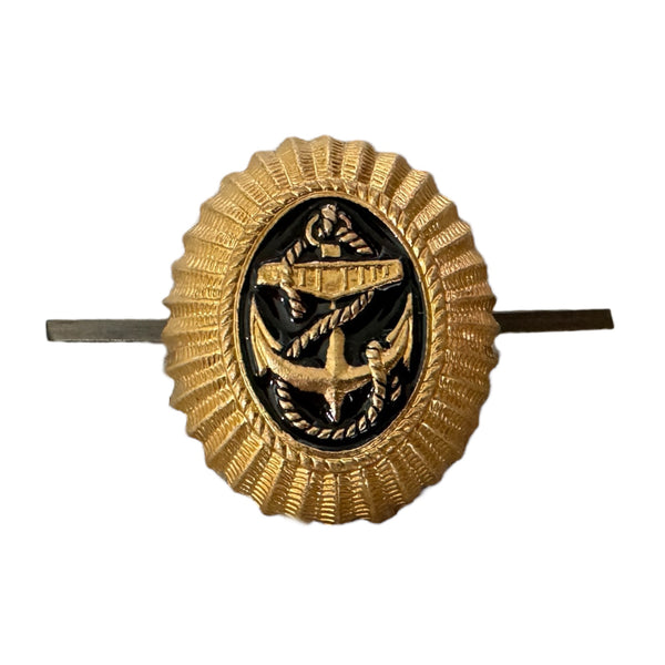 Soviet USSR Russian Navy Fleet ANCHOR Uniform Hat Cap Metal Pin Badge