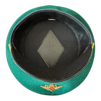 Uniforme d'officier militaire de l'Ukraine post-soviétique, casquette à visière, insigne en métal