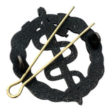 Ukraine Military Medical Forces Beret Badge – Metal Uniform Hat Cap Insignia