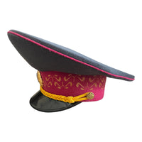 Uniforme d'officier militaire de l'Ukraine post-soviétique, casquette à visière, insigne en métal
