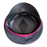 Uniforme d'officier militaire de l'Ukraine post-soviétique, casquette à visière, insigne en métal