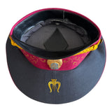 Uniforme d'officier militaire de l'Ukraine post-soviétique, casquette à visière, insigne en métal