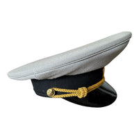 Soviet USSR Railway Senior Officer Uniform Peaked Cap Hat with Metal Badge