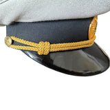 Soviet USSR Railway Senior Officer Uniform Peaked Cap Hat with Metal Badge