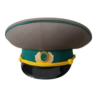 Turkmenistan Army Officer Parade Uniform Visor Hat Military Peaked Cap