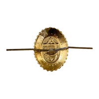 Soviet USSR Russian Navy Fleet ANCHOR Uniform Hat Cap Metal Pin Badge