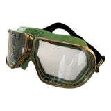 Authentic Soviet USSR Russian Pilot Tankman Goggles Glasses Aviator WW2