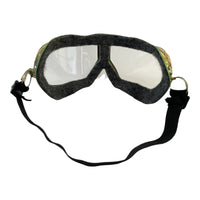 Authentic Soviet USSR Russian Pilot Tankman Goggles Glasses Aviator WW2