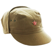 Genuine USSR Soviet Russian Army Military Afghanistan War Uniform Cap Hat Badge