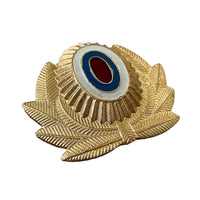 Original MVD Russian Police Uniform Hat Cap Large Metal Cockade Badge
