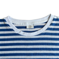 Russian VDV Style Telnyashka Blue Striped T-Shirt Short Sleeve Paratrooper Top