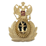 Russian Navy Early 90s Officers Cap Hat Eagle Badge Anchor Cockade