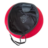 Uniforme de l'armée russe de Style soviétique de l'urss, béret Spetsnaz rouge vif, insigne de chapeau