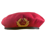 Uniforme de l'armée russe de Style soviétique de l'urss, béret Spetsnaz rouge vif, insigne de chapeau