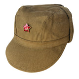 Genuine USSR Soviet Russian Army Military Afghanistan War Uniform Cap Hat Badge