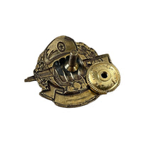 Russian Special Forces Spetsnaz Military Brass Badge Beret Fist & AK47