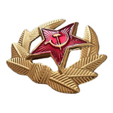 Soviet Soldier USSR Red Army Military Style Red Star Metal Pin Badge