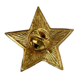 Soviet USSR Army Military Hammer and Sickle Large Red Star Metal Badge