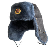 Sowjetische Uschanka-Militäruniform, russische Armee, Kunstfell, Wintermütze der UdSSR