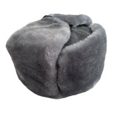 Gray Ash Faux Fur Ushanka Warm Winter Hat Russian Trapper Style