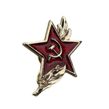 Soviet Russian Army Red Star Pin Badge Hammer and Sickle 9 May Victory Symbol