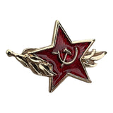 Soviet Russian Army Red Star Pin Badge Hammer and Sickle 9 May Victory Symbol