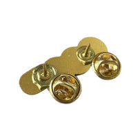 Soviet USSR Aluminium and Enamel CCCP Abbreviation Pin Badge