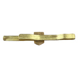 Vintage Brass Gold Colour Tie Clip Ukraine National Emblem Trident Badge