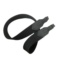 Black Wide Canvas with Leather Hunting Rifle Sling Air Gun Strap Shooting
