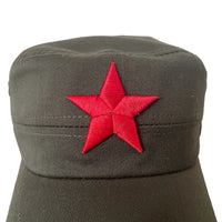 Military Patrol Cap Red Star Communist Retro Style Cotton Baseball Hat Adjustable