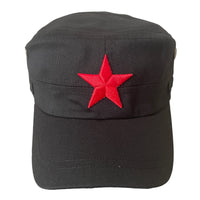 Military Patrol Cap Red Star Communist Retro Style Cotton Baseball Hat Adjustable