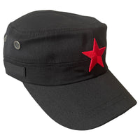 Military Patrol Cap Red Star Communist Retro Style Cotton Baseball Hat Adjustable