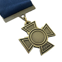 British Medal Repro Full Size Victoria Cross Navy Blue Ribbon Military Award