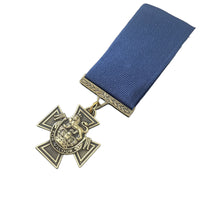British Medal Repro Full Size Victoria Cross Navy Blue Ribbon Military Award
