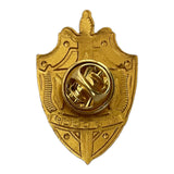 KGB CCCP 1" Miniature Light Metal Repro Soviet Pin Badge