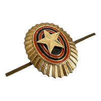 Russian Army Officer Uniform Ushanka Hat Cap Small Cockade Badge