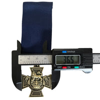 British Medal Repro Full Size Victoria Cross Navy Blue Ribbon Military Award