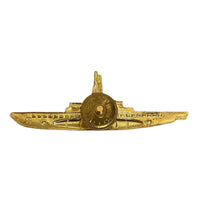 Sowjetische U-Boot-Kommandant-Metal-Auszeichnung der UdSSR, Gold-Emaille-Abzeichen der russischen Marine